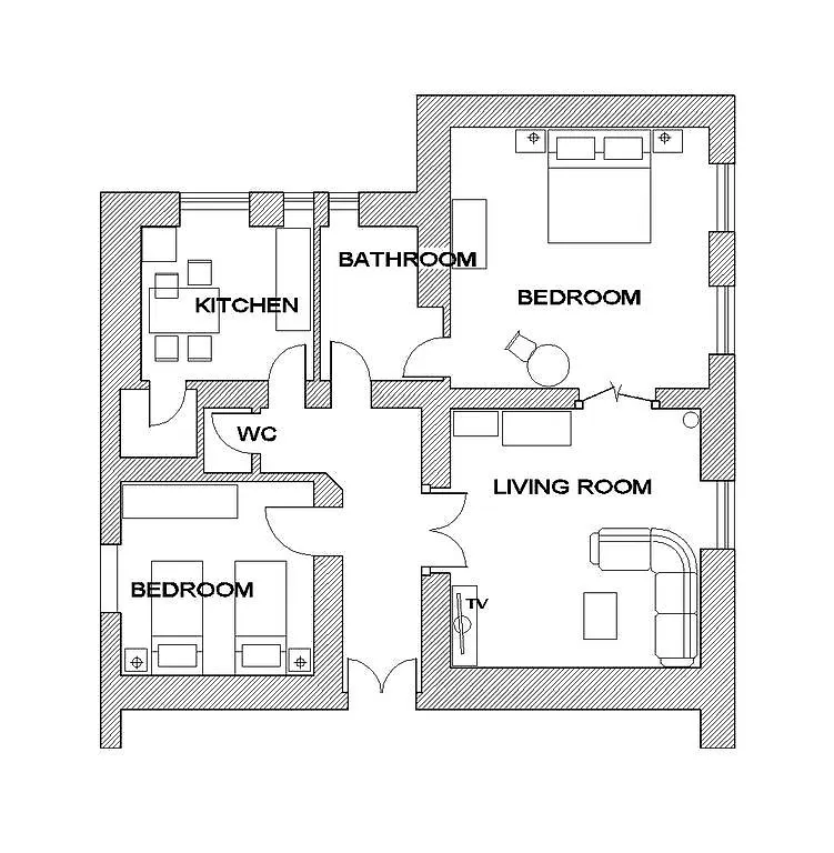 Pula City Center Big Apartment With Private Parking